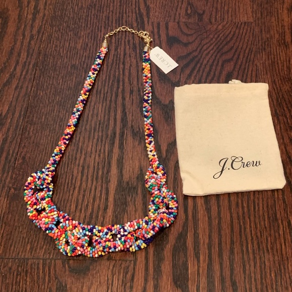J. Crew Jewelry - NWT- Jcrew Beaded chain link rope necklace